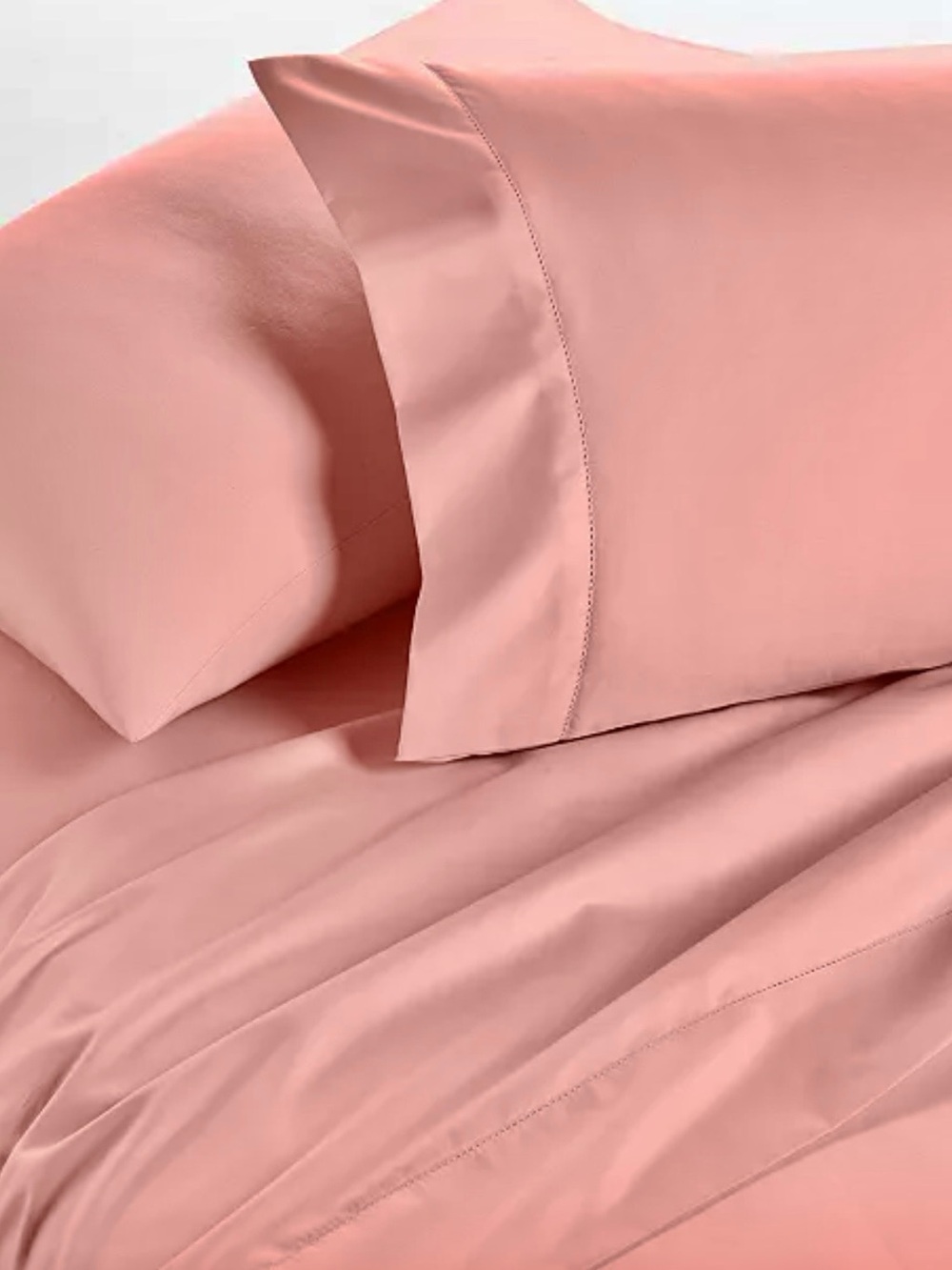 NEW Charter Club 550 Thread Count 100% Cotton Sateen 3-Pc. Twin Sheet Set, Coral